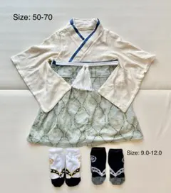 Sweet Mommy ベビー袴 靴下セット 男の子50-70サイズ