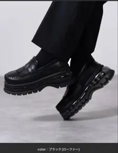 【CLEL】エアークッションハイソールローファー/ダービーシューズ Sサイズ