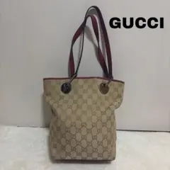 a1567 GUCCI【グッチ】GG柄 ワンショルダーバッグ キャンバス レザー
