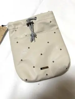 ニコアンド オリジナルアソートデザインショルダーバッグ PUアイボリー