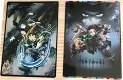 鬼滅の刃 一番くじ H賞 メタリックアートパネル 2点
