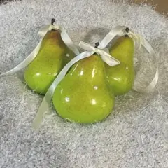 洋梨オブジェ フェイクフルーツ　ラフランス 12個 洋梨オブジェ フェイクフルーツ ラフランス 12個 結婚式