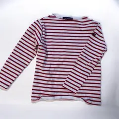 SAINT JAMES セントジェームス 赤白カットソーXS相当T1 XXS美品