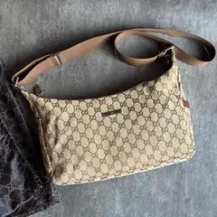 【グッチ】GUCCI GGキャンバス 斜め掛け ショルダーバッグ 肩掛けのサムネイル