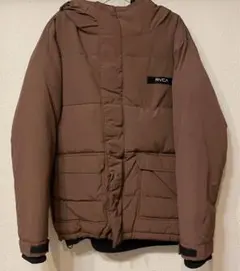 RVCA フード付きダウンジャケット 中綿　Sサイズ ブラウン