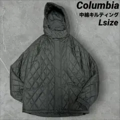 【希少】Colombia 中綿入り キルティングジャケット 刺繍ロゴ オリーブ