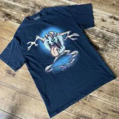 90s LOONEY TUNES タズマニアンデビル プリントTシャツのサムネイル