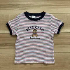 新品 バースデイELLE CLUB ボーダー くま Tシャツ 100のサムネイル