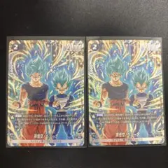 匿名配送FP-075 孫悟空　ベジータ　2枚　プロモ　付録　ドラゴンボールカード