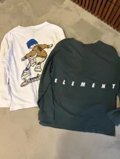 ELEMENT キッズ 長袖カットソー 2枚セット 140 150 ロンT