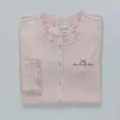 新品・ナルエームーンタン　接結ニットストライプパジャマ