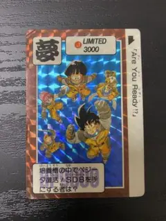 ドラゴンボール　カードダス　limited3000　リミテッド　夢 Yahoo!オークション -「limited」(ドラゴンボールカードダス