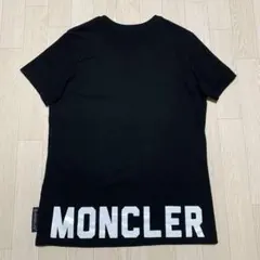 極美品〕モンクレール 文字ロゴ ブラック Tシャツ M 国内正規品 5S580 
