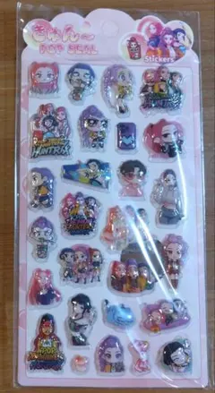 シール　ステッカー　立体シール　ぷっくり　KPOPガールズ!　デーモンハンターズ