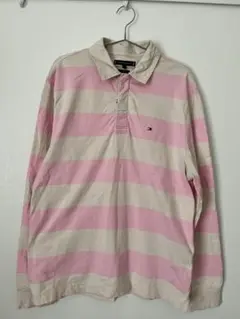 TOMMY HILFIGER カジュアルフィット ポロシャツ L