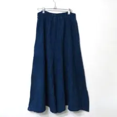 うさとの服　usaato 巻きスカート　藍染め　かすり うさとの服 usaato 巻きスカート 藍染め かすり 2025年最新