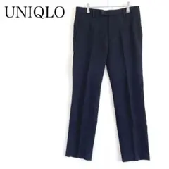 UNIQLO ユニクロ スラックスパンツ ブラック ウール混 オフィス 会議