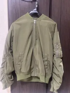 オリーブ MA-1ジャケット