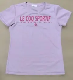 LE COQ SPORTIF 半袖 Tシャツ パープル Mサイズ
