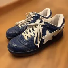 BAPE STA 青 スニーカー