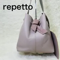 希少美品✨レペット Repetto バッグ レザー イタリア 保存袋・ポーチのサムネイル