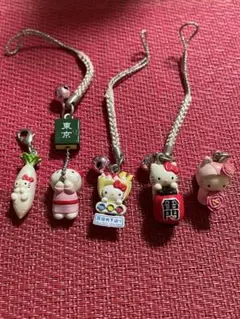⭐︎ご当地キティ東京限定ストラップ5点セット⭐︎
