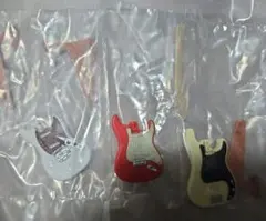 ミニギター ベース　3個セット　Fender ガチャ　ギター　ベース　フィギュア
