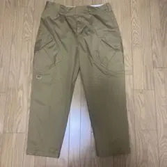 美品 Dickies カーゴパンツ 刺繍ロゴ ワイドパンツ ストリート 36
