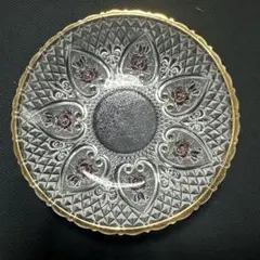 レトロガラス皿 ４枚セット