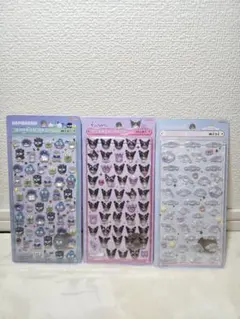 正規品 ボンボンドロップシール ミニ　サンリオ3種　シナモ　クロミ　はぴだんぶい