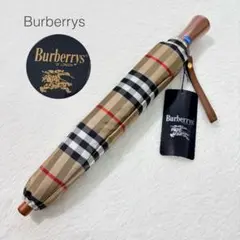 未使用☆Burberrys 折り畳み傘 ノヴァチェック 旧ロゴ ヴィンテージ BURBERRY - 【廃盤品】 Burberrys ノバチェック 折りたたみ傘