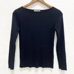 OPAQUE.CLIP ブラウン 薄手ニット 長袖 レディース