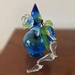 ベネチアンガラス 花瓶 ガラス工芸品 ガラスアート 水族館 魚
