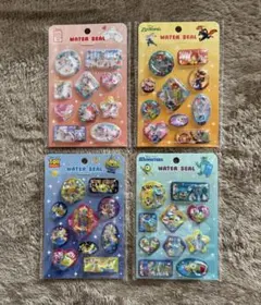 【 未開封品 】 ウォーターシール ディズニー ４種類