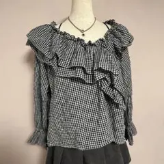 近年✨コルコバード オフショルダー バルーンスリーブティアードロング