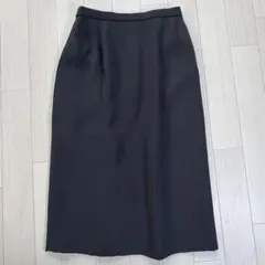 jun ashida スカート 7号 黒 膝丈 タイトスカート ブラック