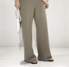 新品未使用☆【REMI RELIEF/レミレリーフ】スーピマ裏毛フレアパンツ36