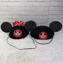 【2個セット】ディズニーランド ファンキャップ ミッキー ミニー ペアルック