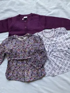 プチバトー　カーディガン、シャツ、長袖Tシャツ