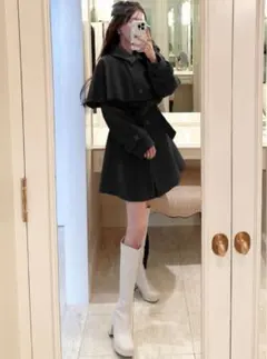 【GRL】 2wayケープセットコート[ze782]