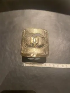 【お値下げ‼️】シャネル　CHANEL バングル　ゴールド　ブレスレット