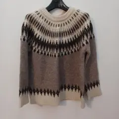 セーター　おしゃれ柄　レディース