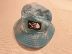 THE NORTH FACE ノースフェイスキッズ水色タイダイハット バケハKM