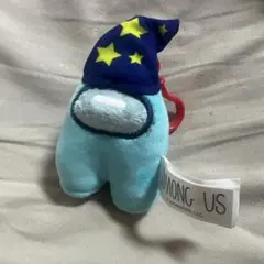 キーホルダー ライトブルー 「Among Us(アモングアス) プラッシュ