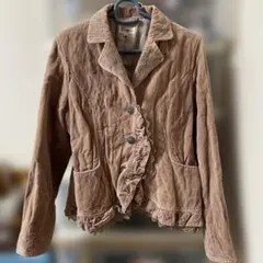 フリル ジャケット ピンク アクシーズファム系 y2k フェアリーグランジ 古着