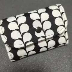 ハンドメイドミニ財布 コンパクト財布 モノトーン
