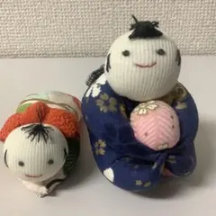 素ドール ルルベちゃん 2体 ＋ 刺繍糸 DMC5番 2本 8番セット - メルカリ