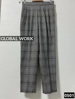 0501 GLOBAL WORK あったかウツクシルエットテーパードパンツ