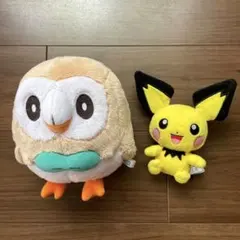 ポケモン　モクロー　ピチュー　ぬいぐるみセット