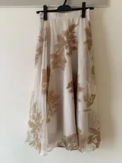 フロッキーフラワーシアースカート Noela ノエラ スカート